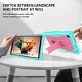 thumbnail image 3 of SOATUTO for TCL TAB 8 Plus 8" Tablet Case Cover Model 9138S Shockproof Case with Shoulder Strap Soft Silicone Hard Back Rugged Full-Body Kids Friendly for TCL TAB 8 Plus 8 inch 9138S - Green+Pink, 3 of 8