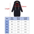 thumbnail image 6 of LAVA Womems Casual Full Zip Up Hoodie Long Oversized Sweatshirt Fall Hoodies with Pockets (Gray, 3XL), 6 of 10
