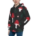 thumbnail image 2 of Kdxio Amanita Mushroom Pattern Kids Boys Girls Zip Up Hoodie 3D Printed Hooded Sweatshirt Hoody Coat with Pocket 7-12 Y-Medium, 2 of 6