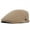 Khaki, variant on Men Cotton Flat Hat Newsboy Beret Winter Peaked Ivy Golf Driving Cycling Cap