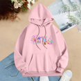 thumbnail image 2 of WEAIXIMIUNG Robes Sweat-Shirt pour Femmes avec Poches Sweat à Capuche Graphique pour Femmes Pull Ample Décontracté Manches Longues Sweat à Capuche avec Poches, 2 of 3