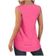 thumbnail image 6 of Wycnly Tank Top for Women Workout Tops Lightweight Comfy Tunic Tank Blouses Casual Solid Sleeveless Shirt Ladies Sleeveless Shirt, 6 of 7