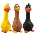 thumbnail image 4 of Latex Pet Dog Spoke to Bite The Teeth Strange Call Stand Chicken Big Mouth Toys, 4 of 5