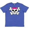 thumbnail image 3 of Inktastic Skull with Bow Youth T-Shirt, 3 of 5