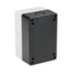 thumbnail image 4 of Caja de control de interruptor de botón pulsador 22mm 2 agujeros para botones blanca y negra 1pcs, 4 of 4
