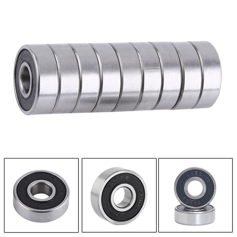Details about   10Pcs/set 608 2RS Bearing Deep Groove Steel Sealed Ball Bearings 608RS  608Y yr 