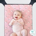 thumbnail image 6 of The Peanutshell Pink Roses/ Ditsy Floral Mini Crib, Playard Sheet 3 Pack Set, 6 of 7