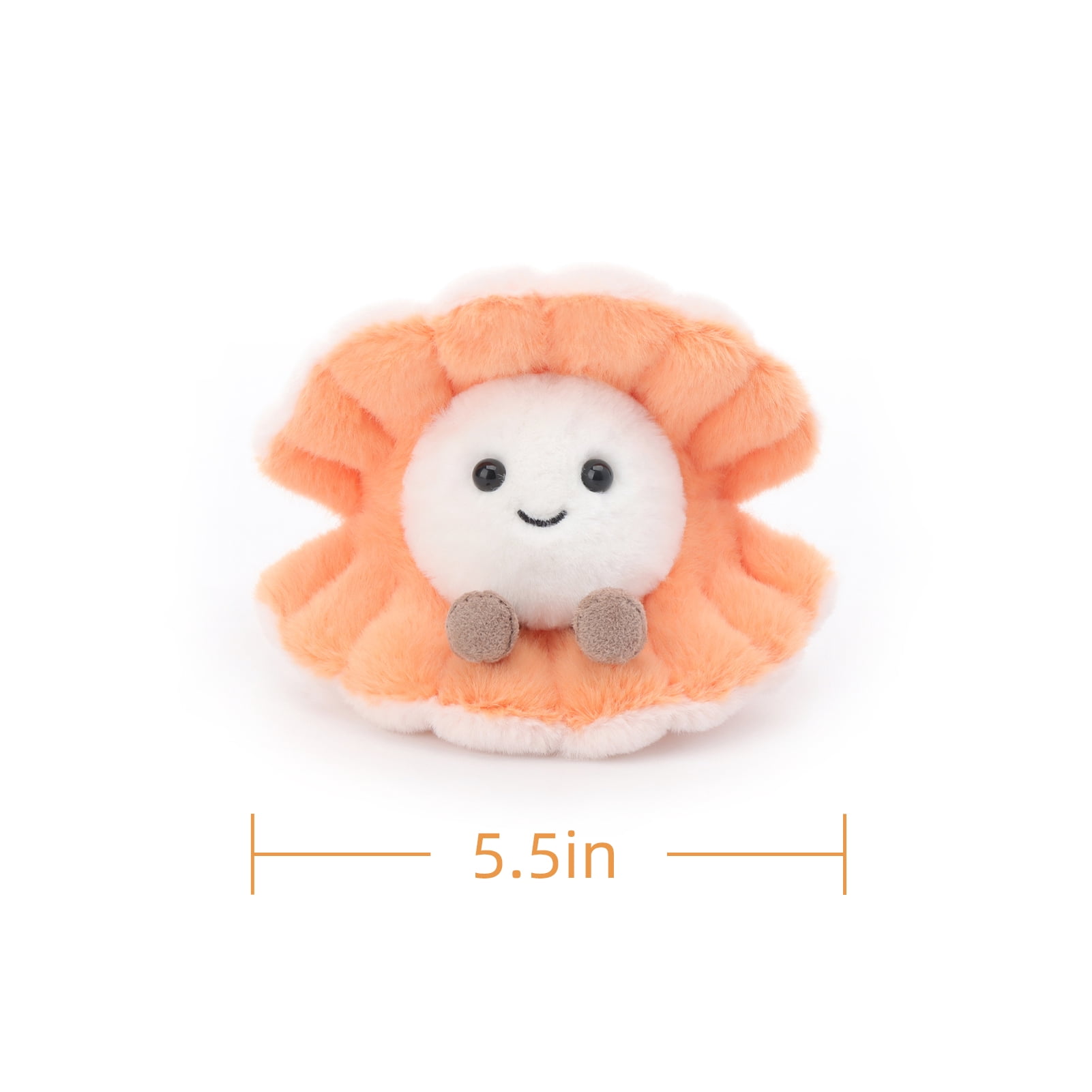 Apricot Lamb, Plush Toy, 5.5 Inches, Apricot Lamb Pearl Scallop