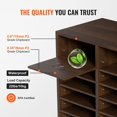 Literature Organizers, 36 Compartments Office Mailbox with Adjustable