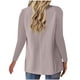 thumbnail image 4 of Sudaderas con capucha para mujer,Abrigo informal con botones lisos para mujer, chaqueta de poliéster de manga larga, blusa suave y cómoda para uso doméstico y diario, sopatenor, 4 of 8