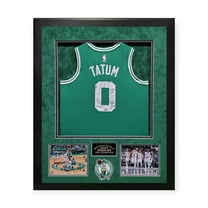2023-24 Boston Celtics NBA Champion Team Autographed Jersey Framed to 32x40 Fanatics