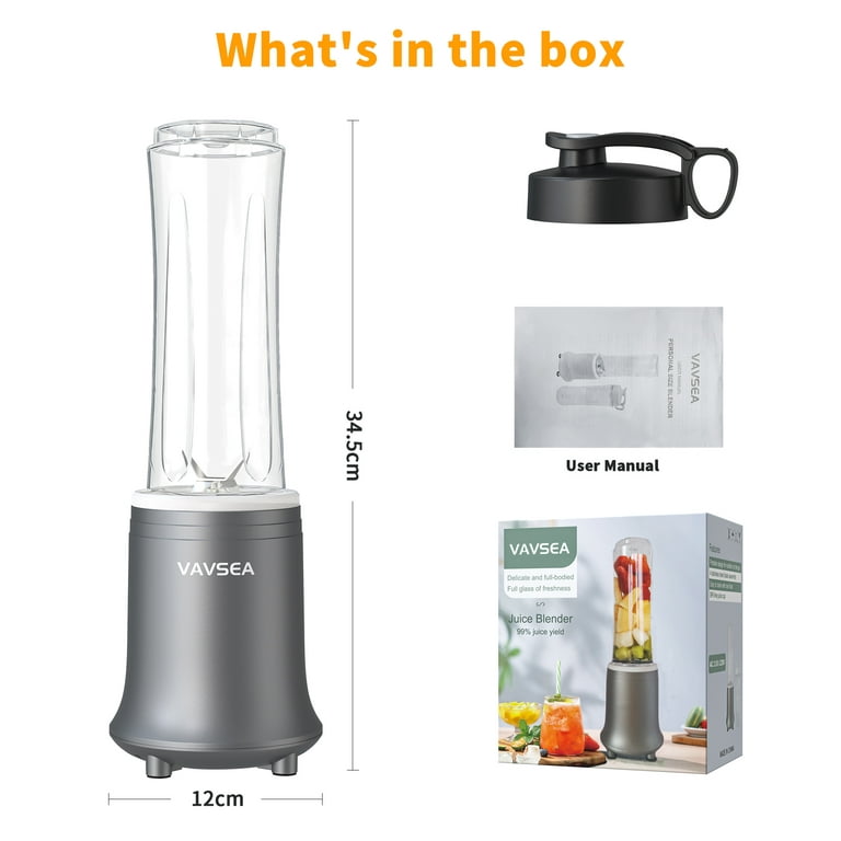 Portable Blender, Personal Blender for Shakes and Smoothies