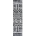 thumbnail image 3 of JONATHAN Y SANTA MONICA 2 x 10 Runner Rug, Kafel Tribal Bohemian - Black/Ivory, SMB130F-210, 3 of 10