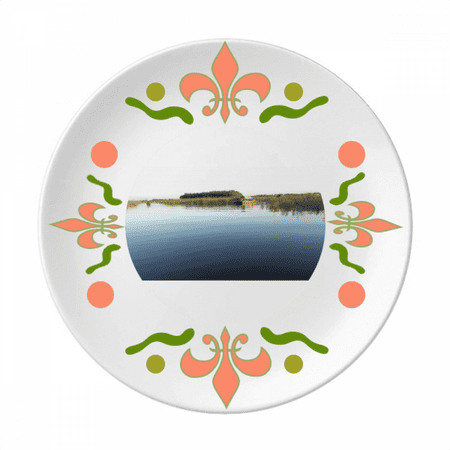 

Sparsely Populated Art Deco Fashion Flower Ceramics Plate Tableware Dinner Dish
