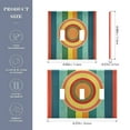 thumbnail image 2 of Yayeee Toggle Light Switch Wall Plate 2-Gang 4.56"x4.48" Decorative Outlet Cover, Colorful Stripes, 2 of 7