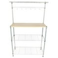 thumbnail image 3 of Clearance!4 Multi-Functional Kitchen Baker's Rack Utility Microwave Oven Stand Storage Cart Workstation Shelf Microwave Cart, 3 of 6