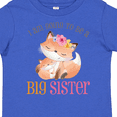 thumbnail image 4 of Inktastic I Am Going to Be a Big Sister - Floral Fox Girls Toddler T-Shirt, 4 of 5