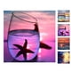 thumbnail image 4 of Patrón de playa 5D DIY decoración del hogar diamante punto de cruz resina redonda diamantes de imitación bordado imagen pintura Inevent JJ15632-01, 4 of 6