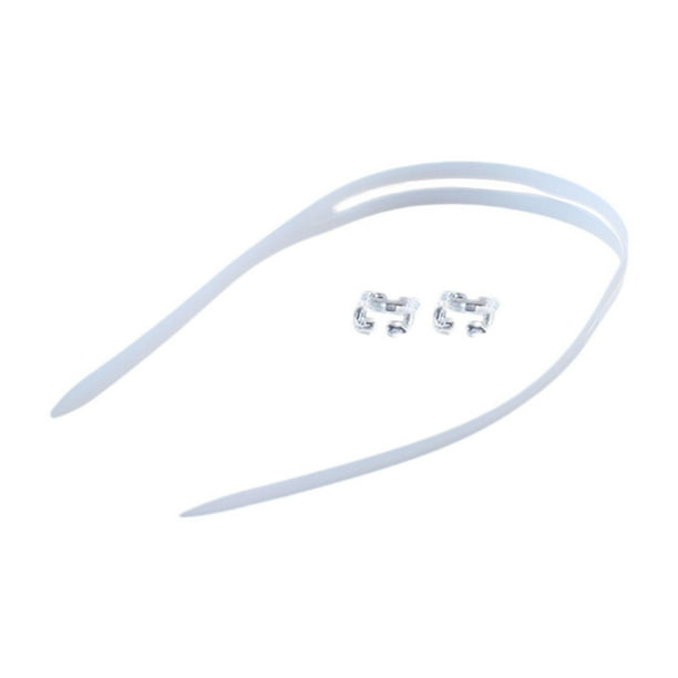 Correa de gafas de natación Correa de natación Portable Universal con 2 clips Strap de gafas de natación Silicona para buceo en deportes de agua