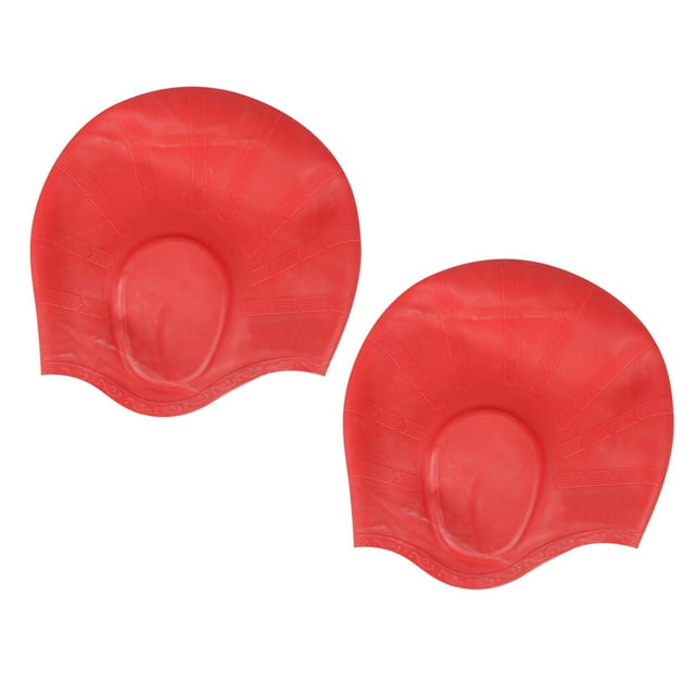 Gorro de natación de pelo corto y largo Unisex, gorro de natación de silicona, gorro de natación para las orejas, gorro de natación para mujeres, hombres, niños y adultos Ormromra CPB-DE-SSW249-7