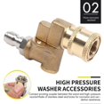 thumbnail image 3 of Quick Connecting Pivoting Coupler 180 Degree with 5 Angles and Safety Lock for Nozzl, 3 of 5