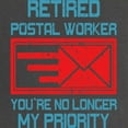 thumbnail image 2 of CafePress - Retired Postal Worker Graphic: Y Maternity T Shirt - Maternity Dark T-Shirt, 2 of 3