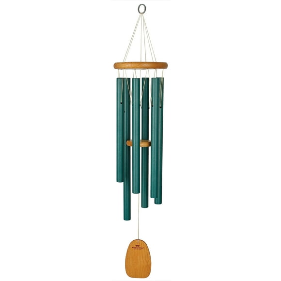 Woodstock Wind Chimes for Outside, Outdoor Decor for Your Patio and Front Porch, Garden Decor, (37") SeaScapes Wind Chime, Large Size Seafoam Green (SSCSG)