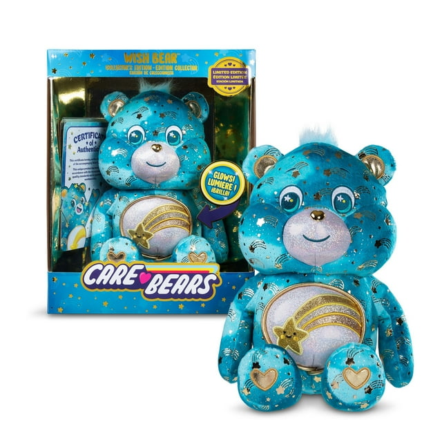 Care Bears Medium Plush Collector's Edition Wish Bear