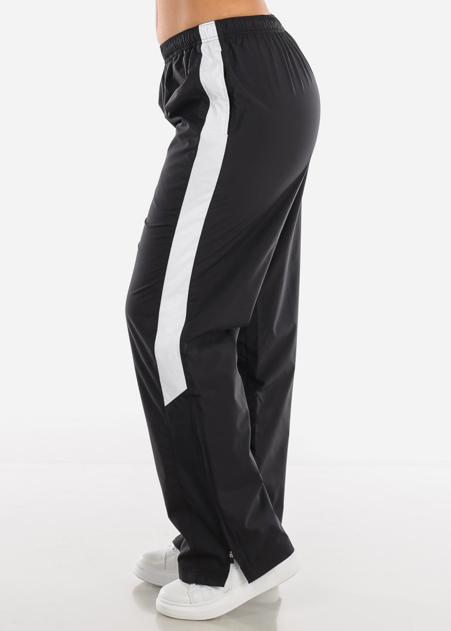 womens track pants with zipper legs