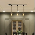 thumbnail image 2 of Kiven J-Type Track Lighting, 1-Light Modern Juno Track Pendant Light with Metal Lampshade,Cord length 39.4",Bronze Finish, 2 of 7