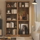thumbnail image 5 of Yeshouse Estantería de 180 cm de altura, librería de 5 niveles, estantes abiertos de madera con diseño antivuelco, estantería blanca para dormitorio, sala de estar y oficina, 5 of 7