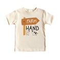 thumbnail image 4 of Farm Hand Shirt for Boys & Girls Funny Cow and Chicken Graphic Tee for Kids Natural Shirt 3T, 4 of 5