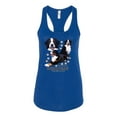 thumbnail image 2 of If It's Not a Bernese It's Just a Gift | Womens Lover Jersey Racerback Tank Top, Royal, Medium, 2 of 3