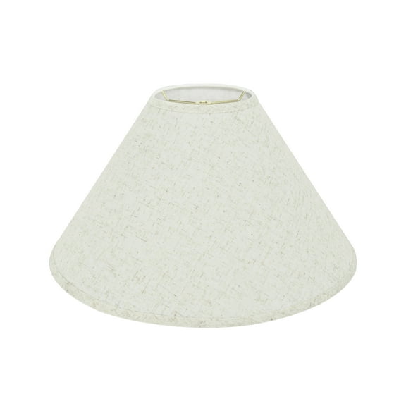 Aspen Creative 32202, Empire Spider Lamp Shade, Flaxen, 6" Top x 19" Bottom x 12" Slant Height
