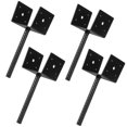 thumbnail image 1 of Juego de 4 piezas de soporte para postes de hormigón en forma de U, 1 of 7
