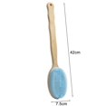 thumbnail image 2 of Washranp Silicone Back Scrubber,Long Handle Dual-Sided Shower Brush Wet or Dry Exfoliating Skin and Soft Bristles, 2 of 3