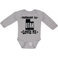 thumbnail image 3 of Inktastic Someone in Utah Loves Me Vacation Boys or Girls Long Sleeve Baby Bodysuit, 3 of 5