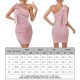 thumbnail image 2 of Vestidos Cortos Ajustados Vestido ceñido al cuerpo para mujer Vestido de cadera cruzado con un hombro para cóctel (Rosa M) Cgtredaw para Mujer Rosa T L, 2 of 7