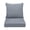 Gray, variant on JP Outdoor 24" x 24" Patio Deep Seat Cushion Set, Outdoor Lawn Chair Cushion, Water Resistant & Fade Resistant, Navy Blue