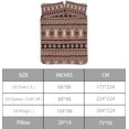 thumbnail image 4 of Aztec Bedding Set Twin Size for Bedroom Tribal Comforter Set 3 Pieces Bedspread, 4 of 7