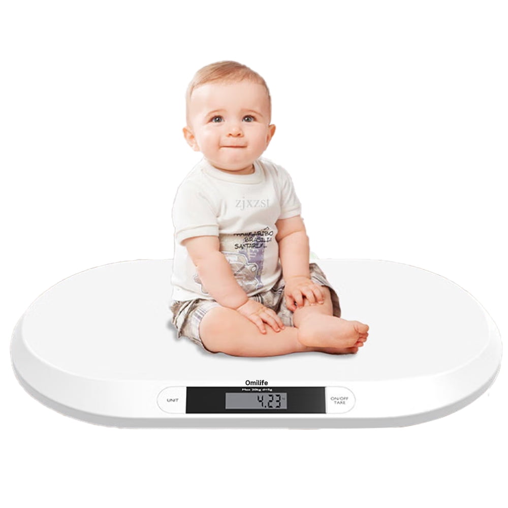 Omilife Baby scales, Smart Weigh Digital Baby Scale Infant Scale for Weighing Pet Scale for Puppy and Cat Accurate Digital Scale,White
