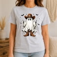 thumbnail image 3 of Cute Western Halloween Shirt, Cowboy Ghost Boots Tee, Country Spooky Cowgirl Top for Women, Western Fall Gift, 3 of 6