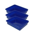 thumbnail image 2 of Romanoff Stowaway 3" Letter Tray no Lid, Blue, 2 of 2