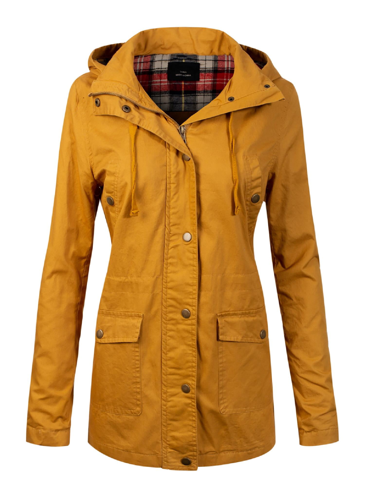 plus size mustard coat