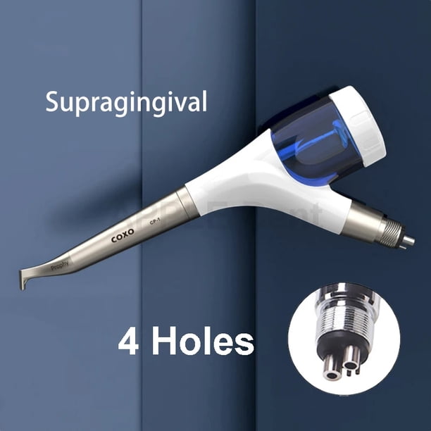 Pulidor Dental Profesional 2 En 1 Con Tecnología Airflow, Para Limpieza Supragingival Y Subgingival, Kit De Blanqueamiento Dental Seguro Con 3 Boquillas Intercambiables