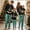 Style 01, variant on Christma Pajamas Family Matching Set Lettler Print Tops Green Plaid Holiday Pjs Sleepwear Outfits