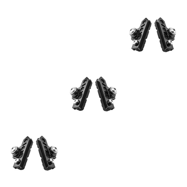 Sonducket 1 par de pastillas de freno bicicletas ruedas abrazadera bicicletas ajuste para reparación negro Negro 3piezas