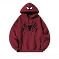 thumbnail image 1 of Spider-Man Sweat à Capuche Imprimé Tendance pour Hommes Rouge TG, 1 of 2