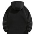 thumbnail image 4 of LTTVQM Womens Warm Sherpa‑Lined Fleece Hoodie Jacket Zip Drawstring Hood Soft Cozy Daily Outdoor Outerwear Tops, 4 of 8