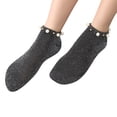 thumbnail image 2 of Spring And Summer Simple Adult Socks Breathable Fashion Trend Broken Flower Pile Socks Simple Skin Color Printed Women's Socks, 2 of 3
